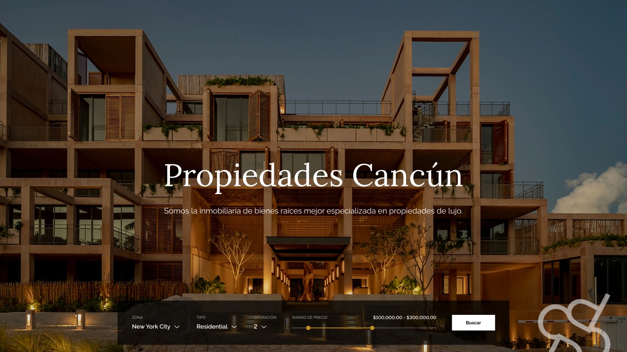 Propiedades Cancún Landing