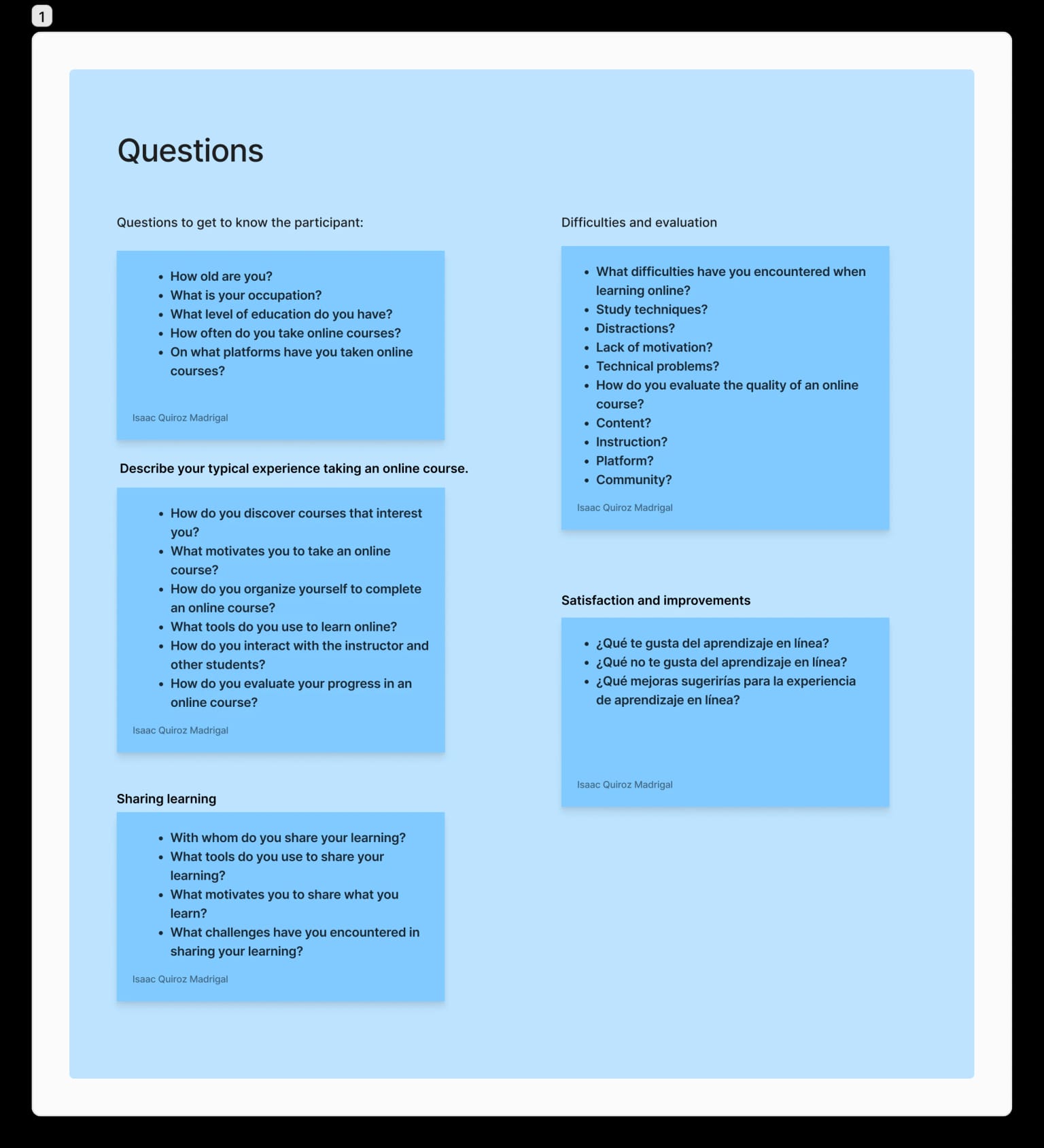 Case study of online clothing sales application